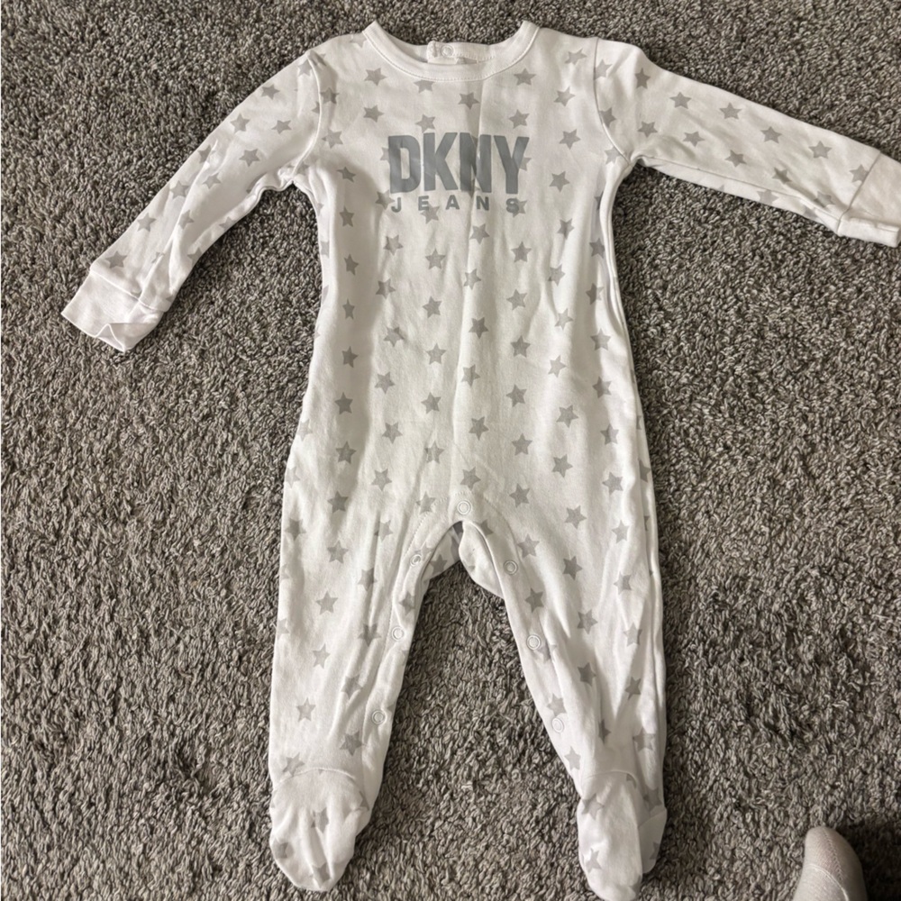 DKNY Kids Starry Gray Footie